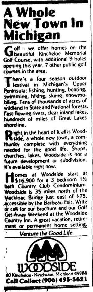 Woodside Country Inn  (Sky McFlys) - June 1985 A New Town